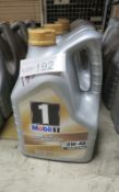 5x Mobil 1 Advanced Full Synthetic Motor Oil - 0W-40 - 5L (please check pictures for sell