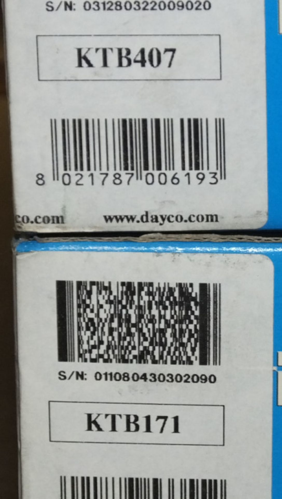 6x Dayco Timing Belt Kits - Please see pictures for model numbers - Image 2 of 4
