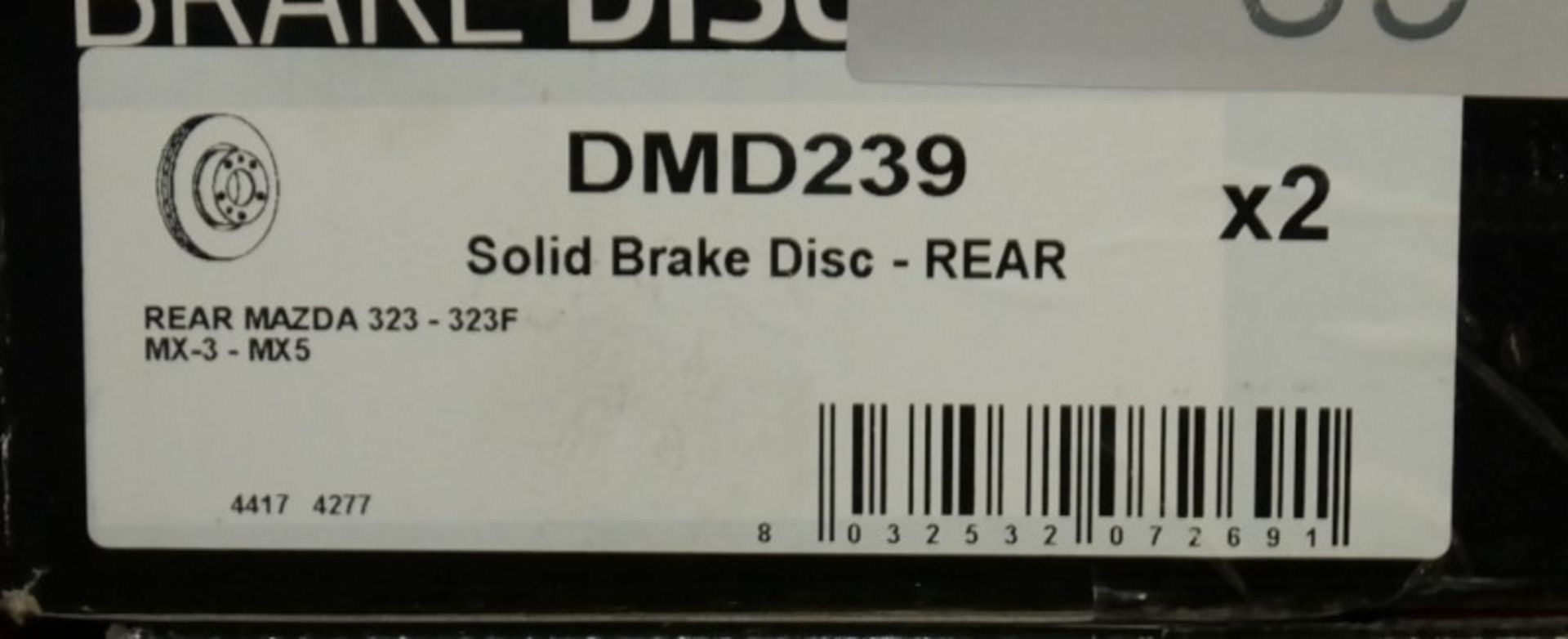 3x Drivemaster Brake Discs - Models - DMD239, DMD248 & DMD090 - Image 2 of 4