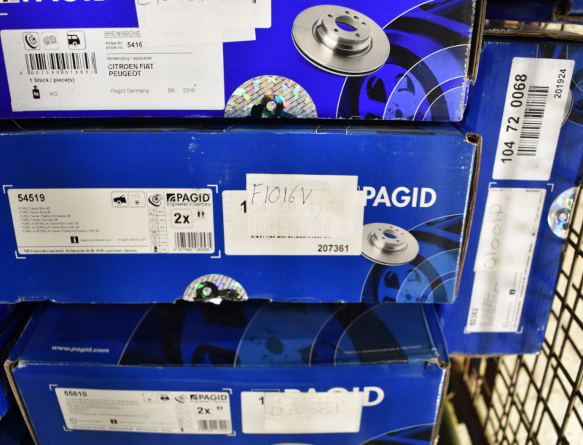 Pagid Brake Disc Sets - Please see pictures for examples of model numbers - Image 3 of 13