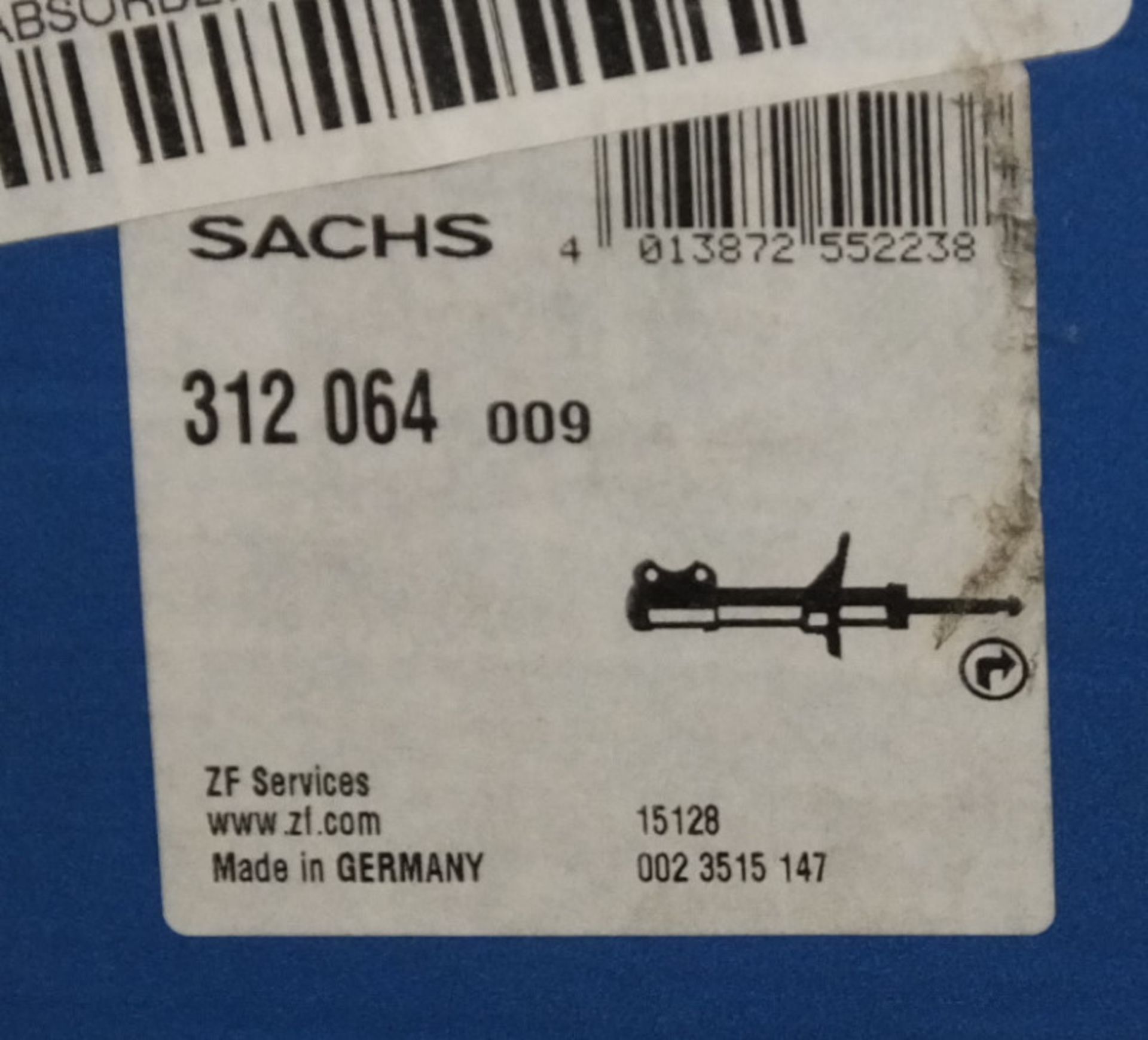 3x Sachs Shock Absorbers - Please see pictures for model numbers - Image 2 of 4