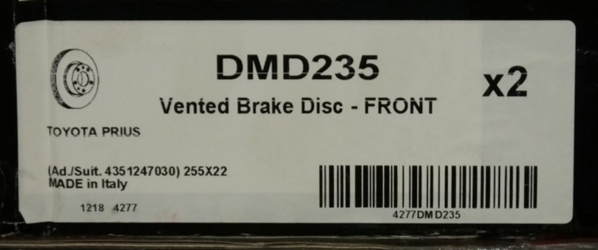 4x Drivemaster Brake Disc Sets - Models - DMD202, DMD235, DMD255, DMD022 - Image 3 of 5