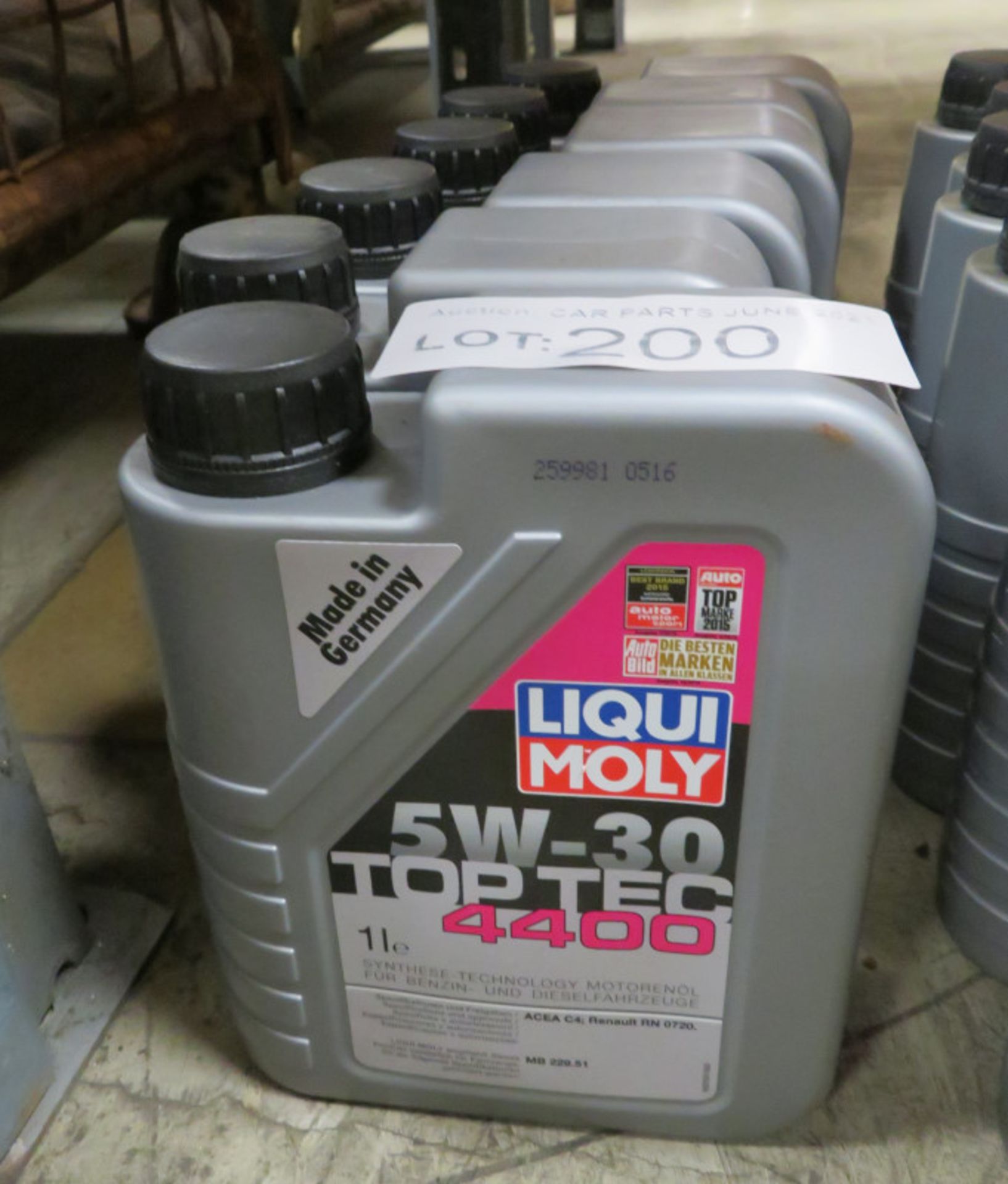 6x Liqui Moly 5W-30 Toptec 4400 Motor Oil - 1L