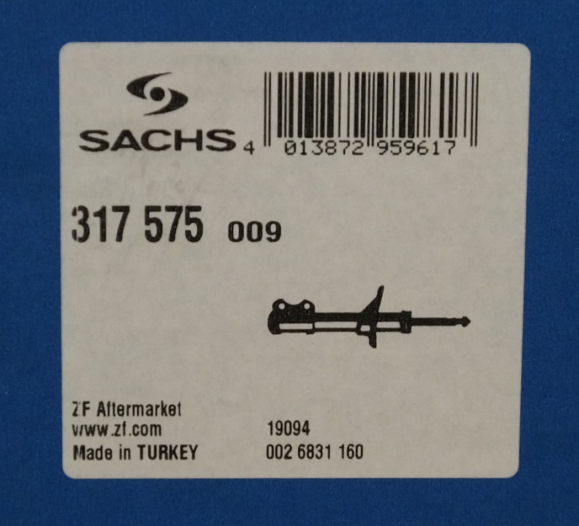 3x Sachs Shock Absorbers - Please see pictures for model numbers - Image 3 of 4