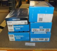 6x Dayco Timing Belt Kits - Please see pictures for model numbers
