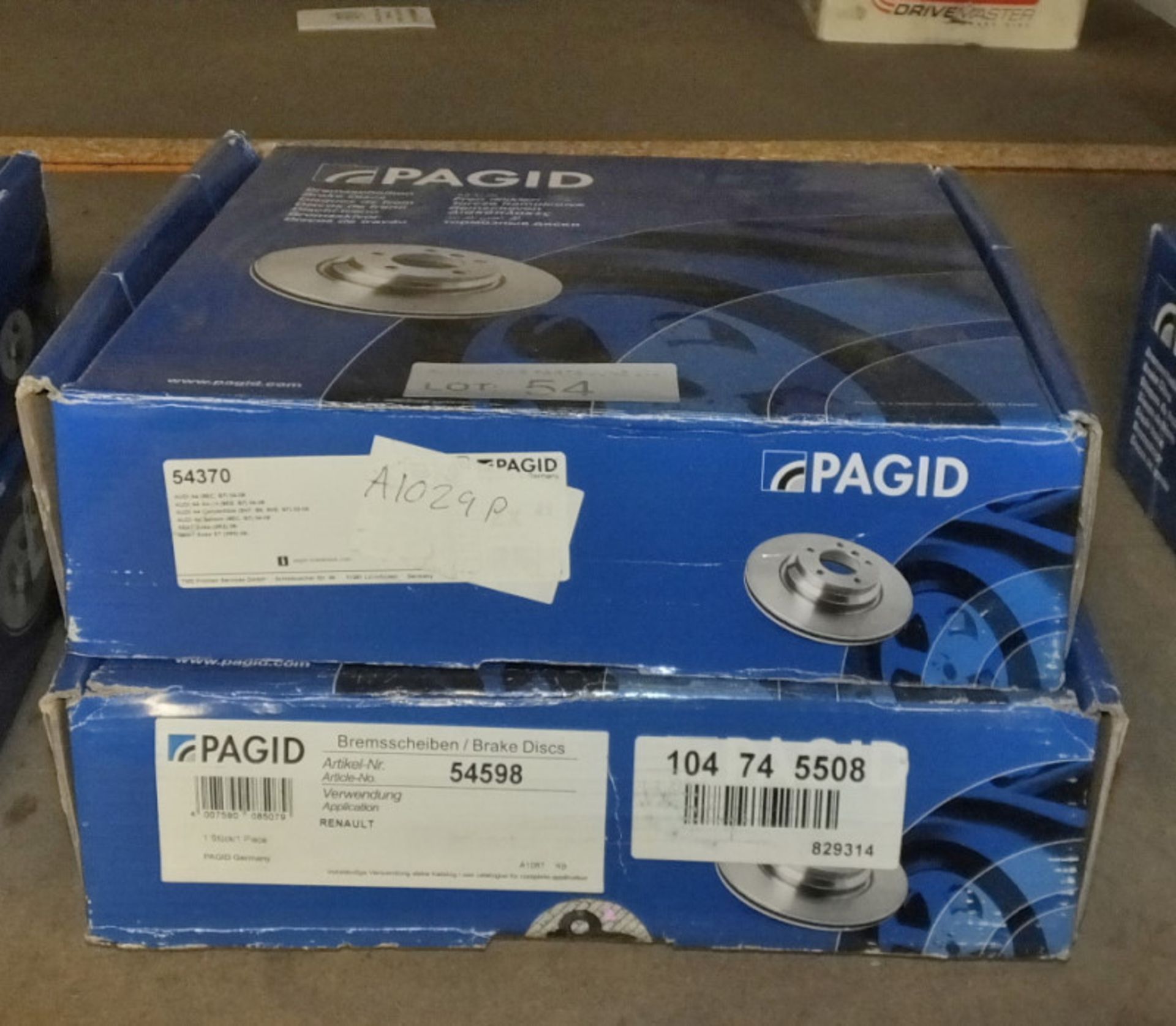 2x Pagid Brake Disc Sets - Models - 54370 & 54598