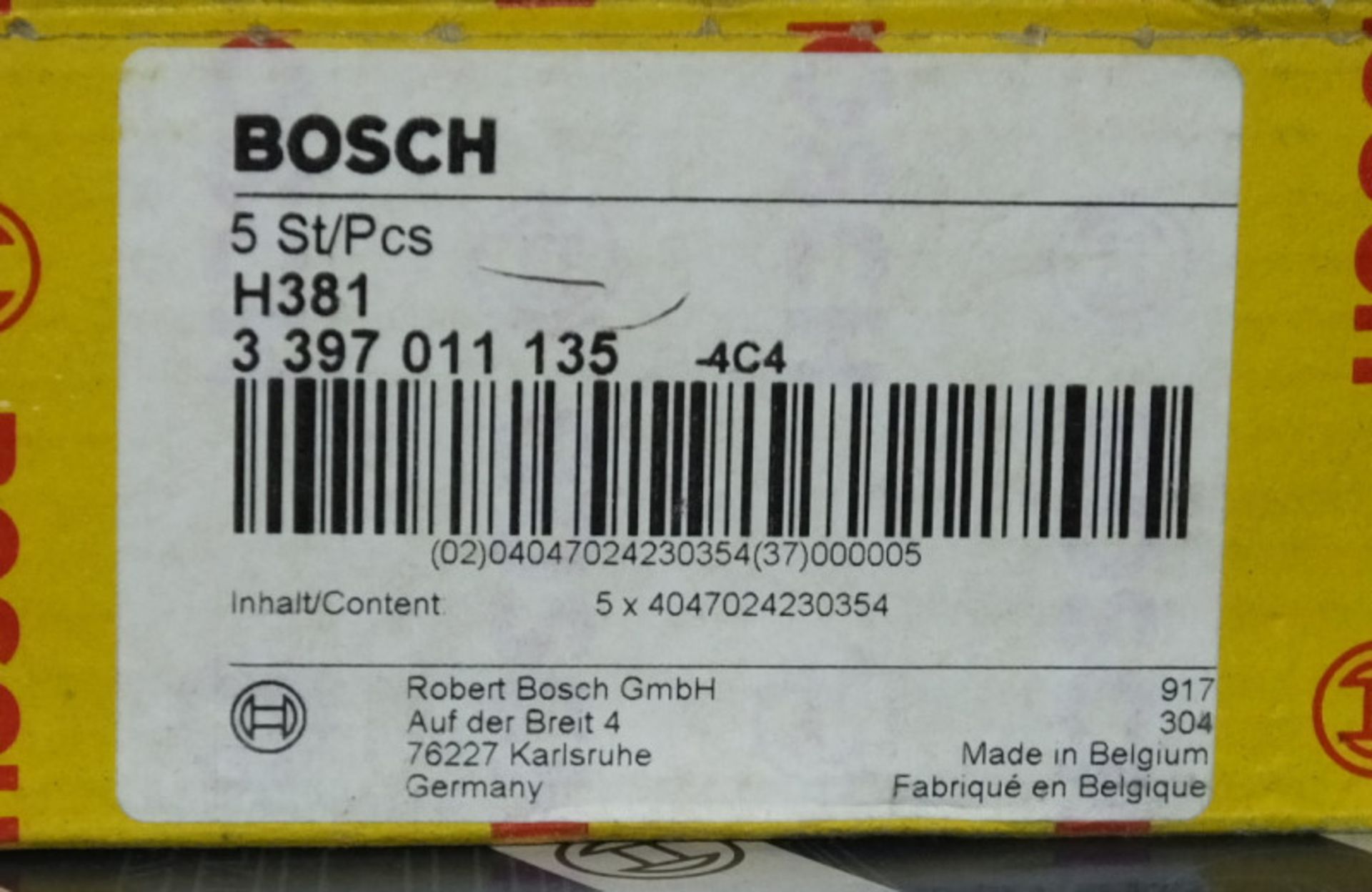 Bosch Wiper Blade Assortment - Please check pictures for example of sizes and model number - Image 3 of 6