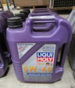 4x Liqui Moly 5W-40 HC Synthetic Motor Oil - 5L