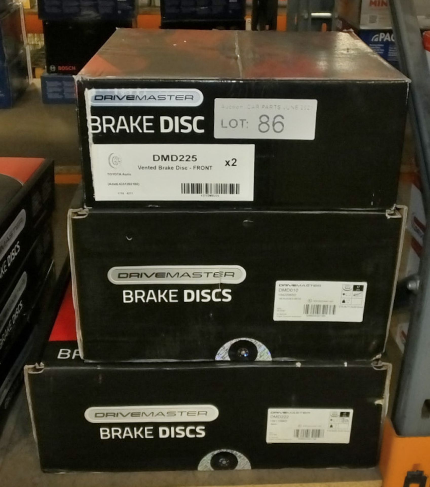 3x Drivemaster Brake Discs - Models - DMD225, DMD010 & DMD222