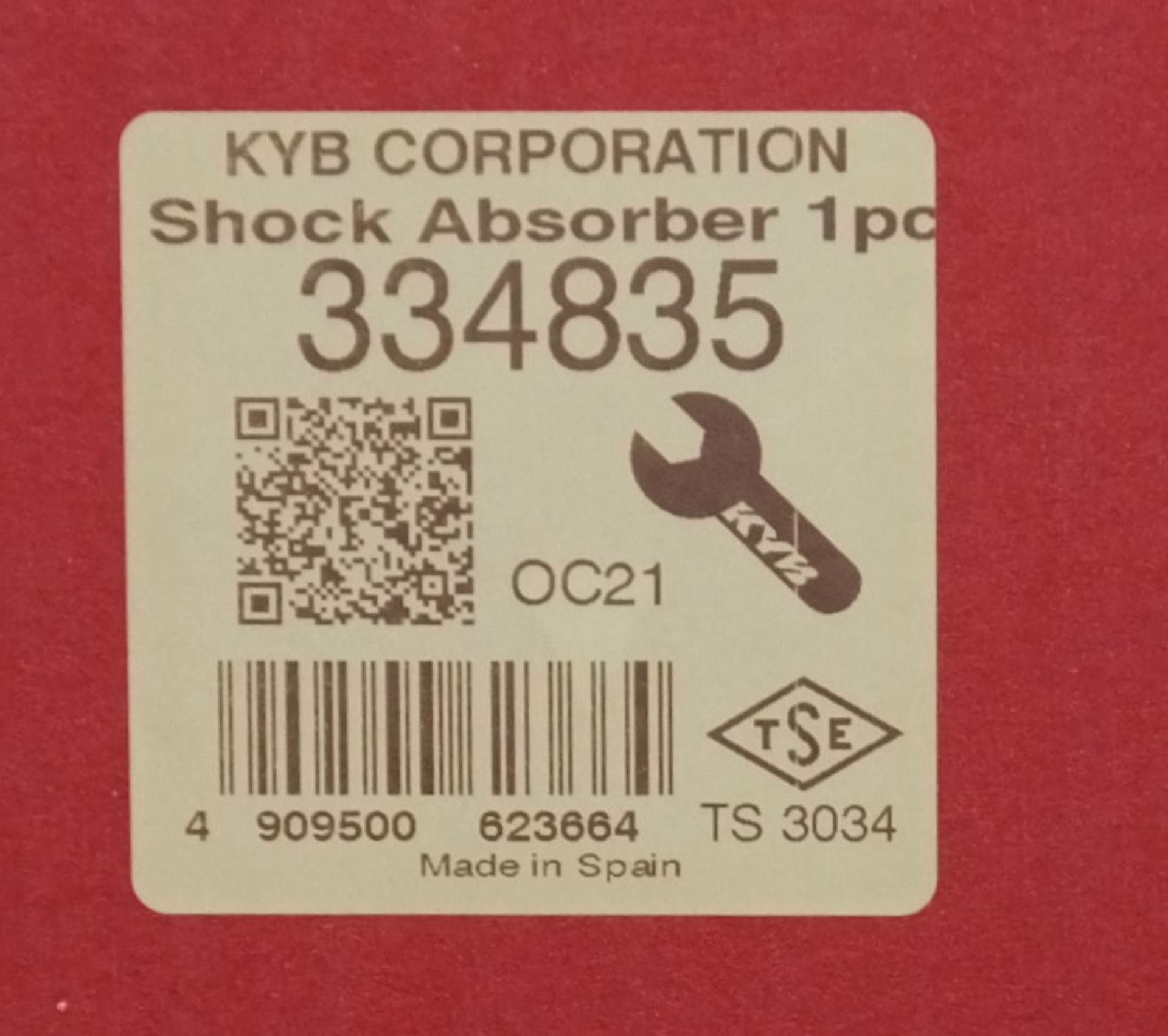 2x KYB 334835 Gas Shock Absorbers - Image 2 of 2