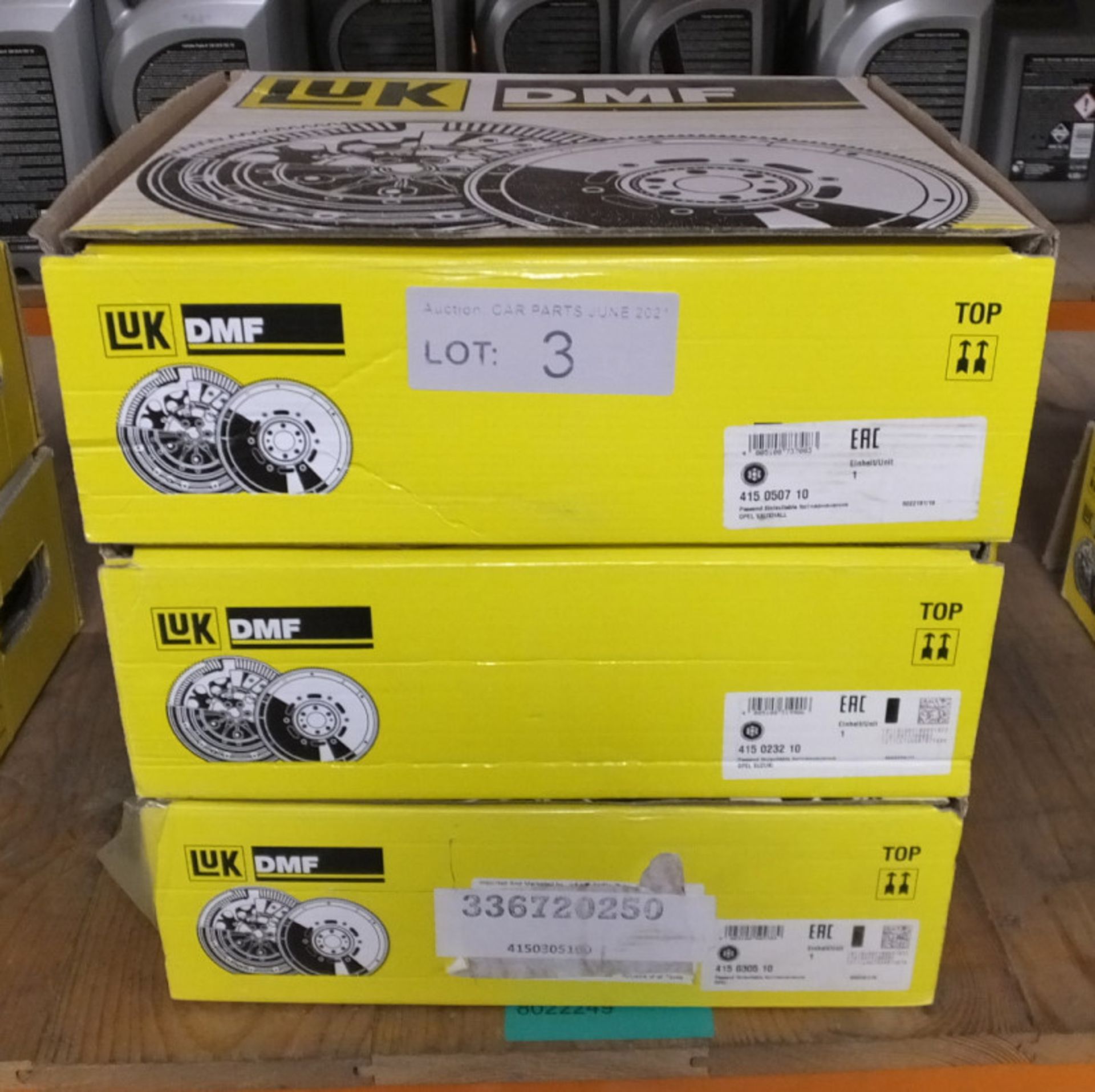 3x LUK Dual Mass Flywheels - Models - 415 0507 10, 415 0232 10 & 415 0305 10