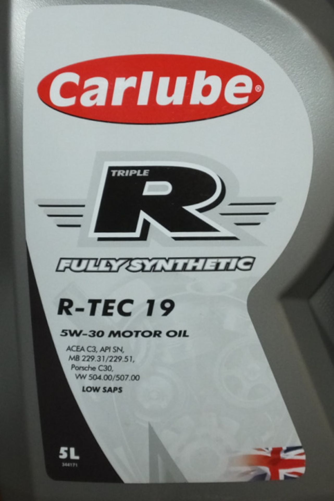 2x Carlube Triple R Fully Synthetic R-TEC 19 5W-30 Motor Oil - 5L - Image 2 of 2