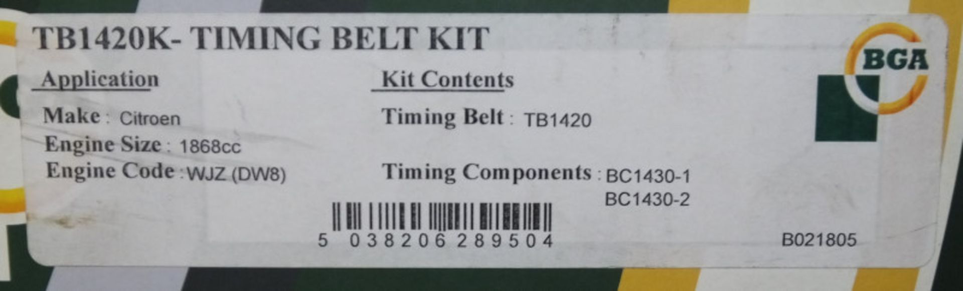 Pierburg Induction Manifold, BGA TC0235K Timing Chain Kit, BGA DP0936K Crankshaft Pulley, - Image 6 of 7