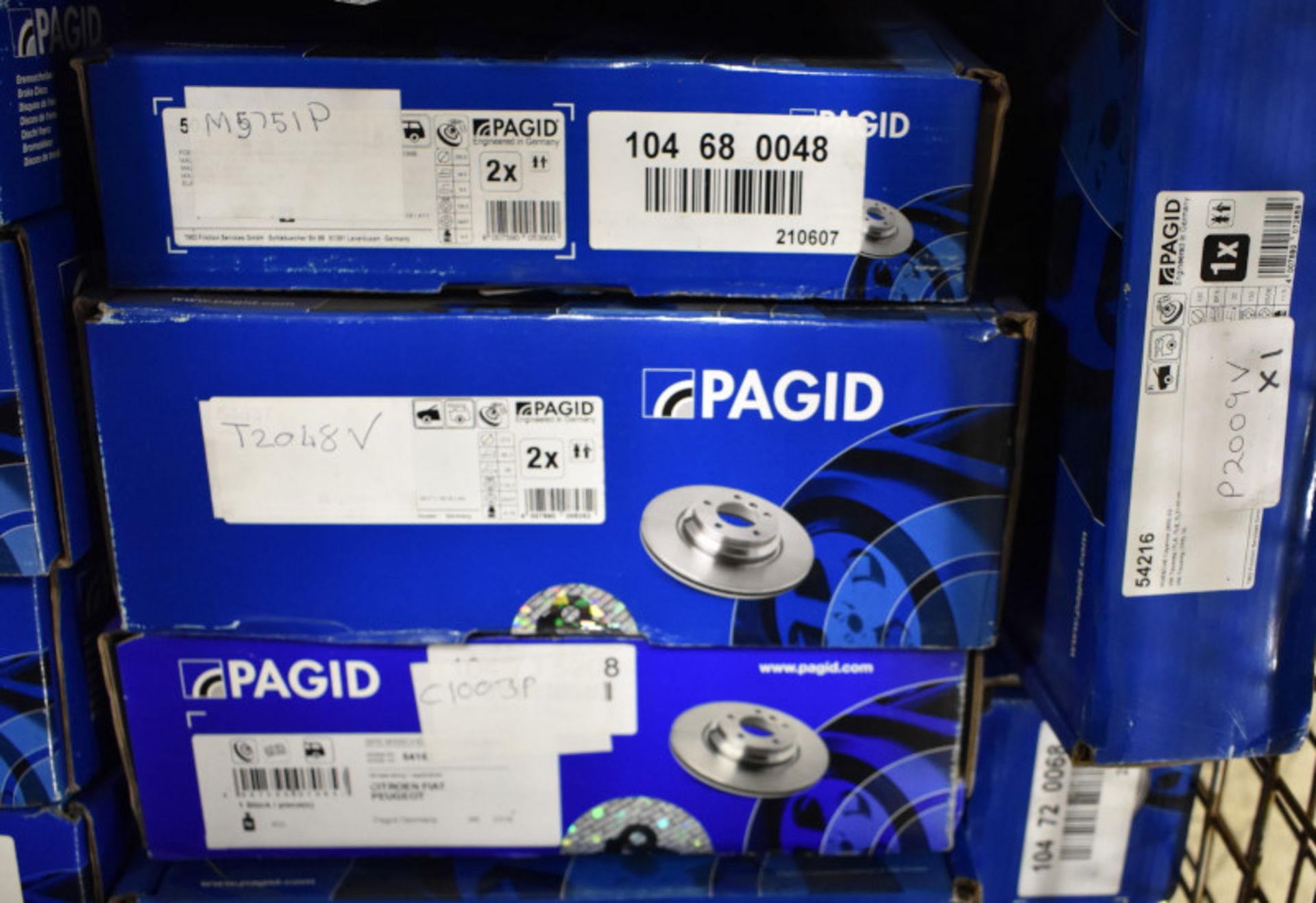 Pagid Brake Disc Sets - Please see pictures for examples of model numbers - Image 4 of 13