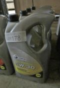 4x G Force Fully Synthetic Engine Oil - 5W-30 C2 - 5L (please check pictures for sell by d