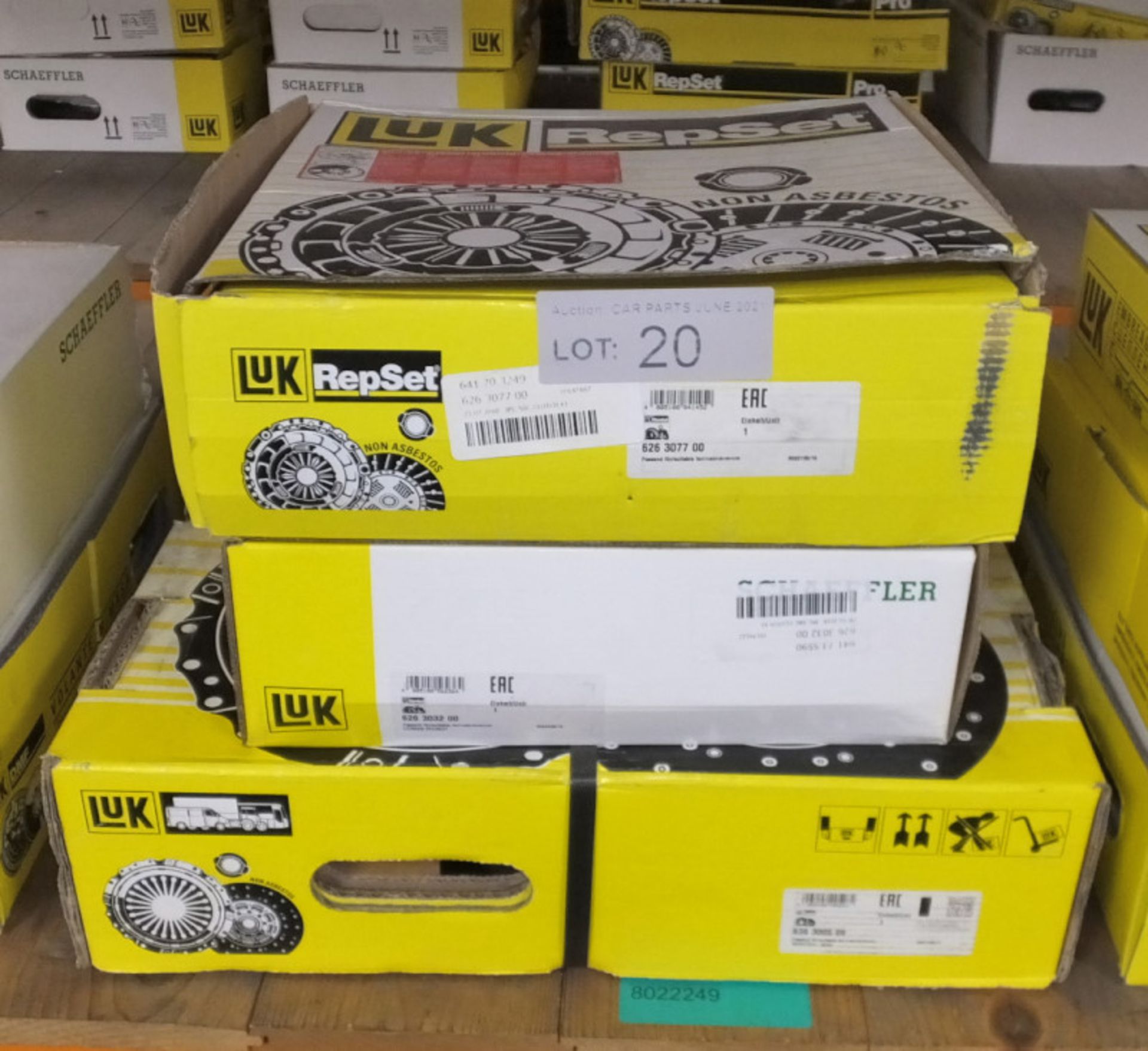 3x LUK Repset Clutch Kits (1x Schaeffler) - Models - 626 3077 00, 626 3032 00 & 636 3005 0