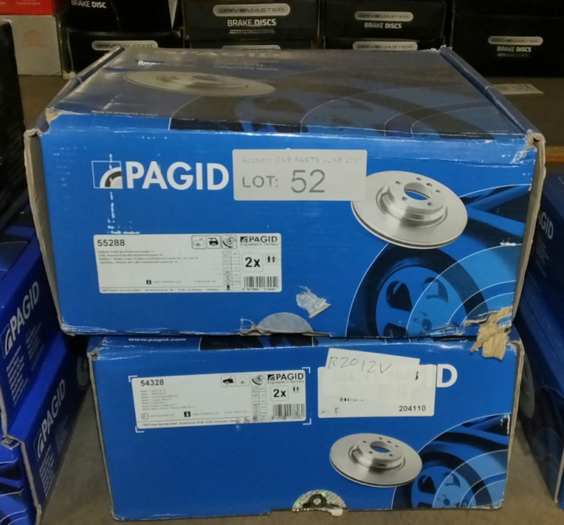 2x Pagid Brake Disc Sets - Models - 55288 & 54328