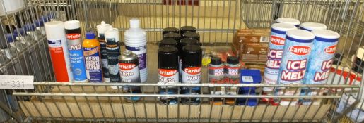 Various Greases, Sprays and Ice Melt - Please see pictures for what is included