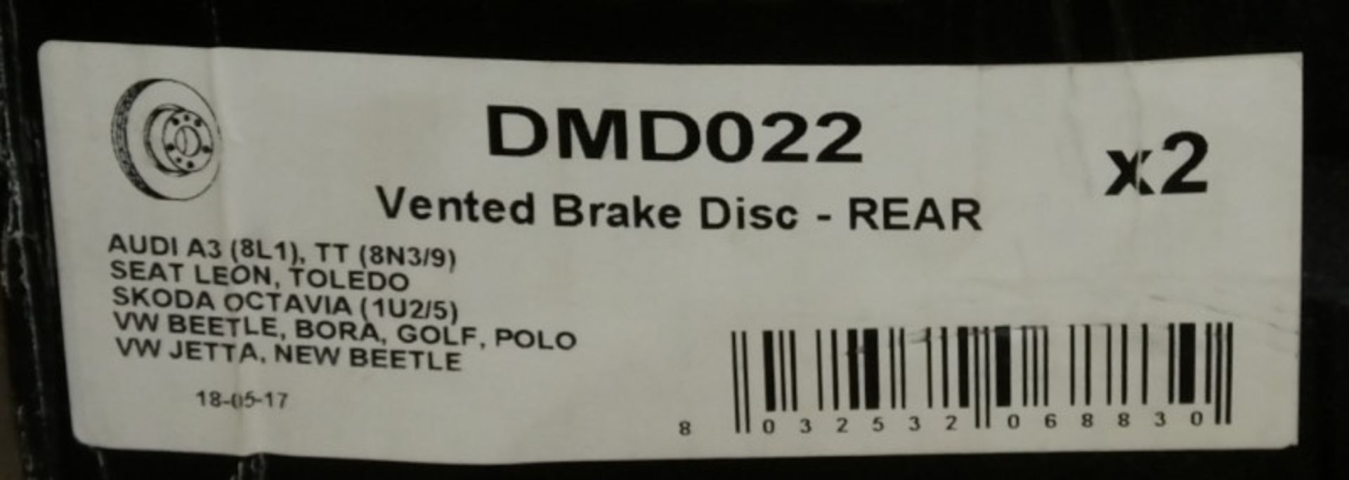 4x Drivemaster Brake Disc Sets - Models - DMD202, DMD235, DMD255, DMD022 - Image 5 of 5