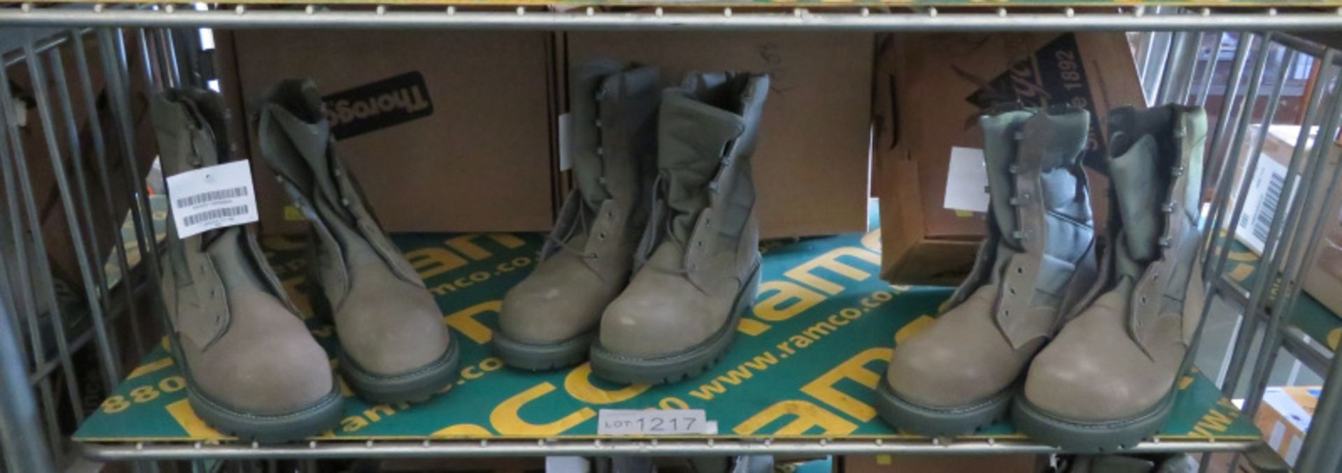 3x Pairs of Sage Hot Weather Boots (7 R x2 & 7 W)
