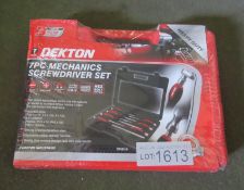 Dekton 7pc Mechanics Screwdriver Set