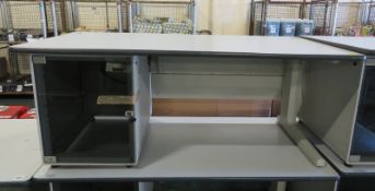 Technical Table With 1 Glass Cabinet Door L 1800mm x W 920mm x H 750mmm