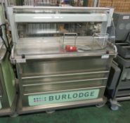 Burlodge Food Servery Trolley Unit - 3 Phase - W1200mm x D700mm x H1400mm