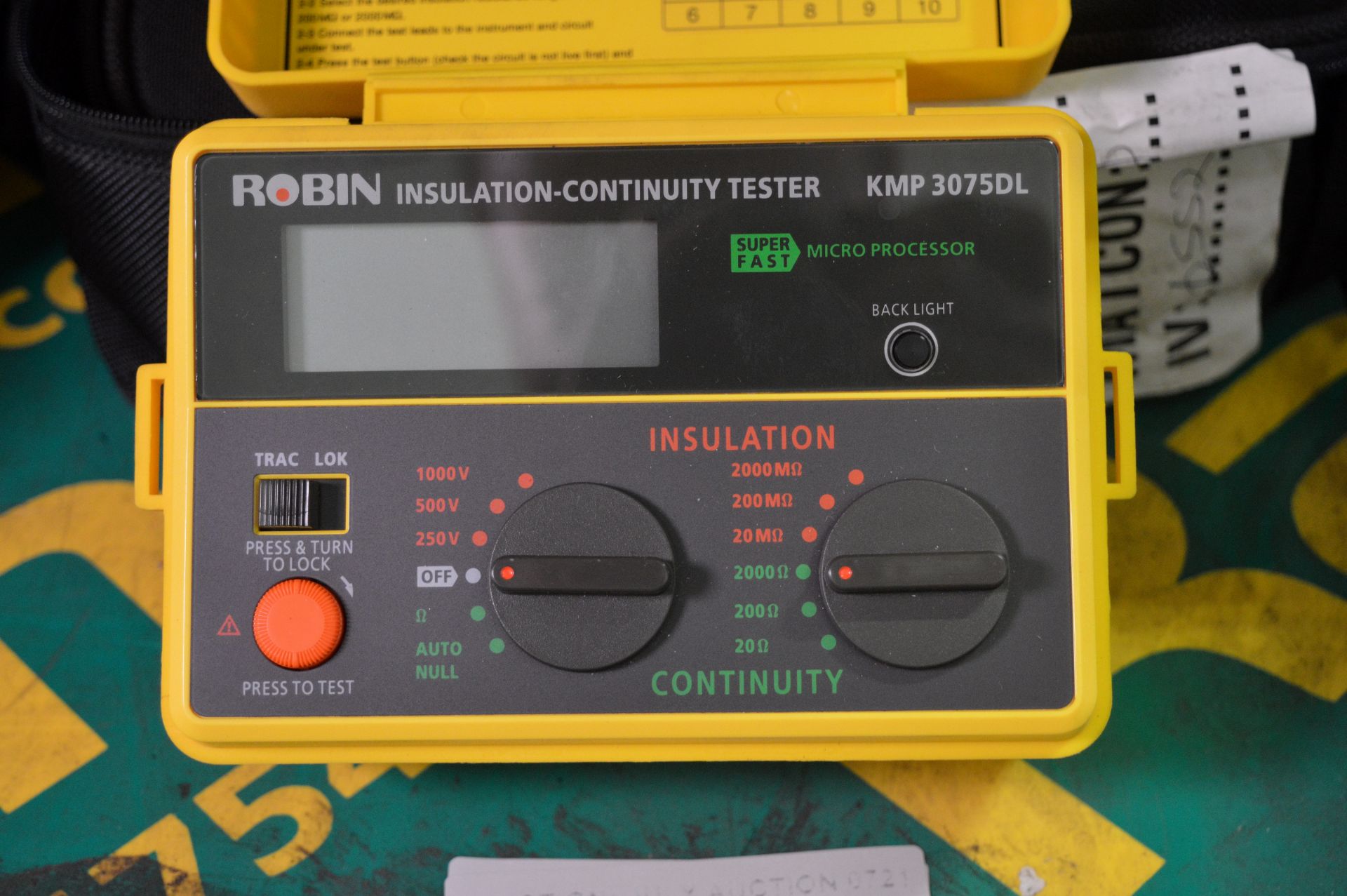 Robin Kmp 3075 DCL Continuity And Insulation GP - Image 2 of 3