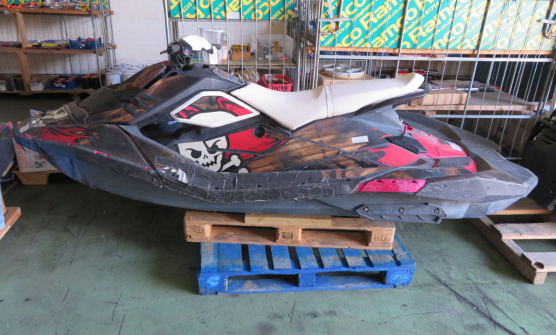 Sea-Doo BRP Spark Water Jet Ski - Scuffs to panels - PLEASE READ DESCRIPTION