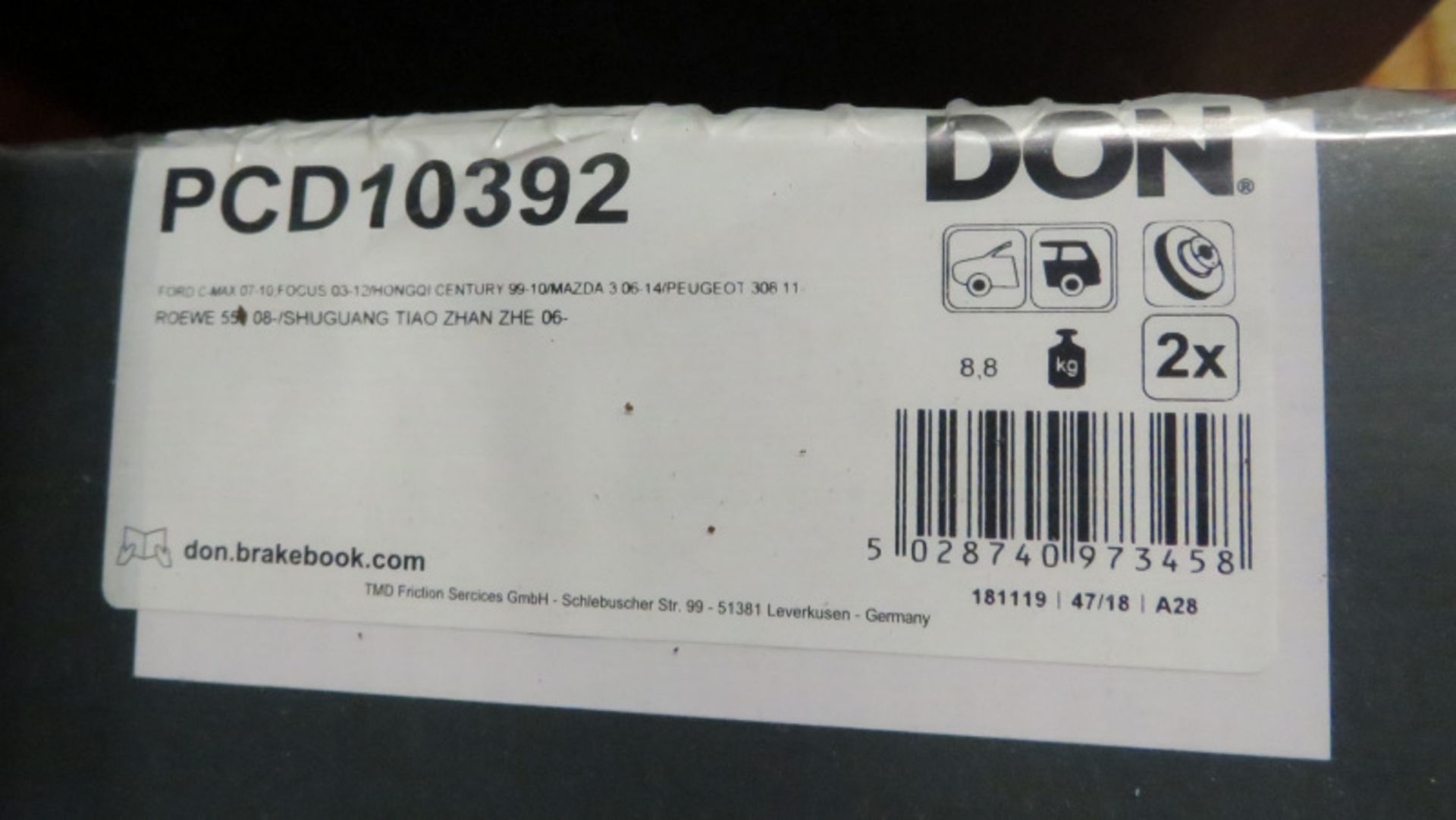 Don vehicle brake discs including models - DMD174, CD10272, PCD13442, DMD173, DMD263 - Image 3 of 5