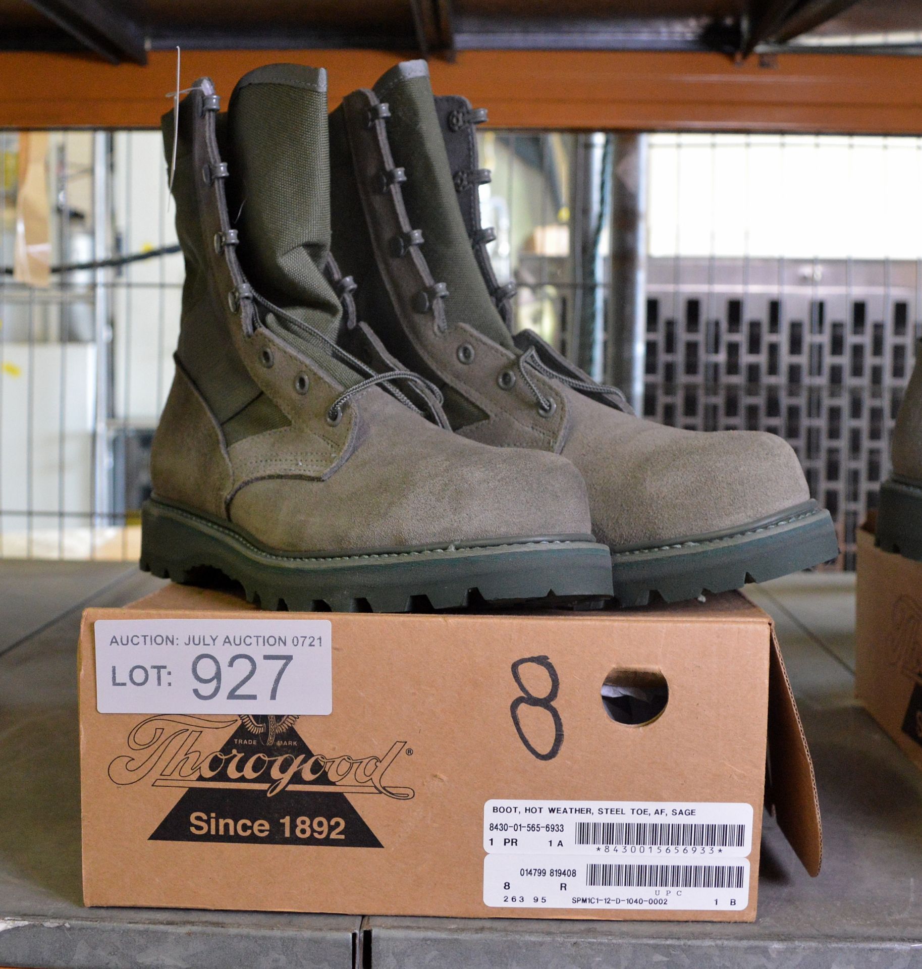 Hot Weather Boots - Sage - Size - 8 R