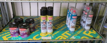 Carlube Grease and Carplan Spray Assortment - Please check description and pictures.