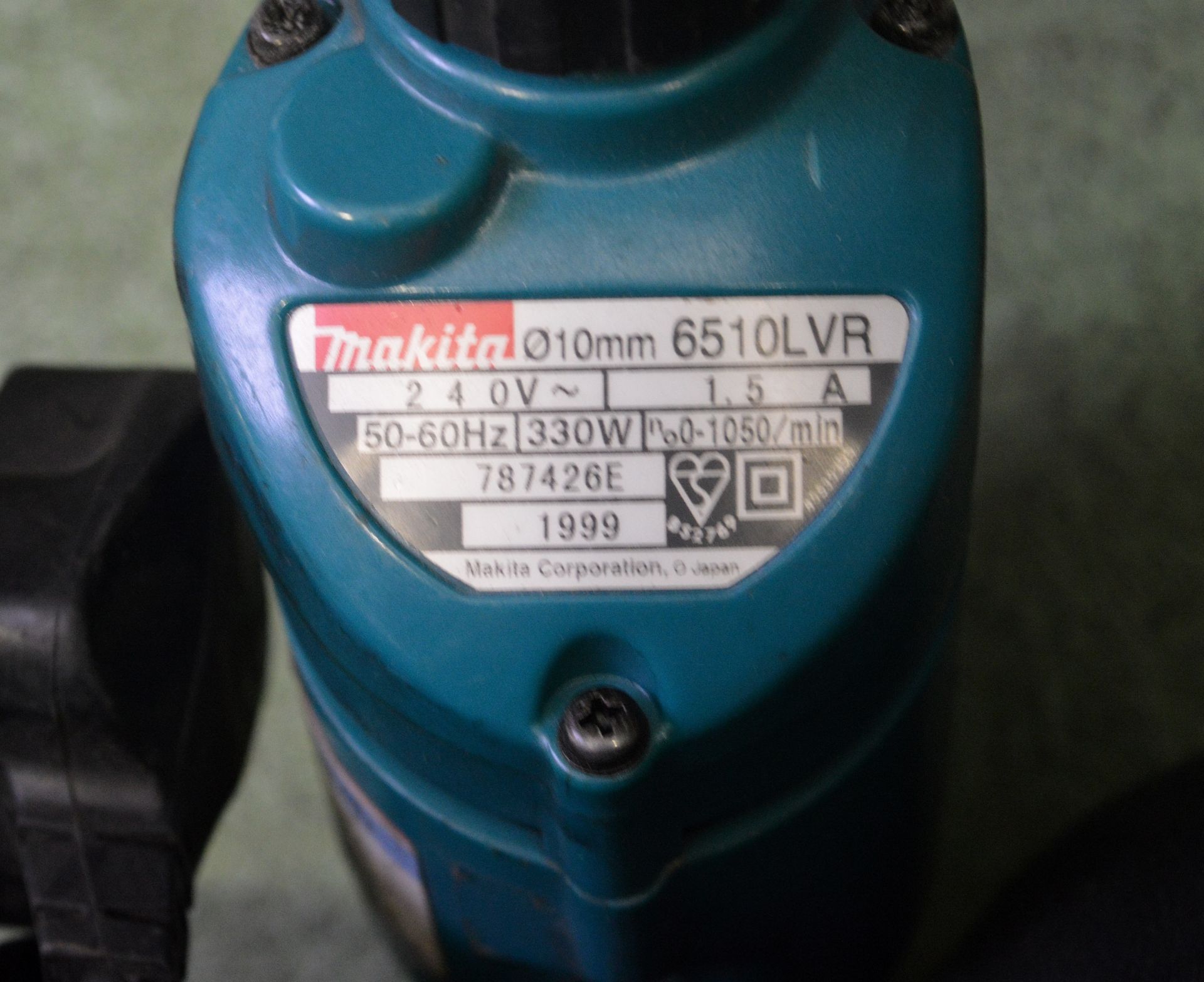 3x Makita 6510LVR Portable Electric Drills - 240v - Image 4 of 4