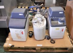 3x CaterParts Water Softener Units - AS SPARES OR REPAIRS