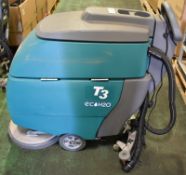 Tennant T3 EC H20 walk behind floor cleaner - hours runs 1136.2