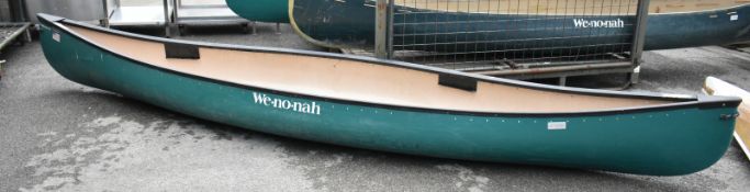 We No-Nah Canoe - no paddles - green - Prospector 15