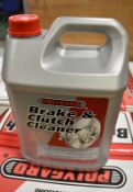 Polygard Brake & Clutch Cleaner - 17x Boxes, 4x 5L bottles per box