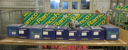 9x Fohrenbuhl alternators - see pictures for types