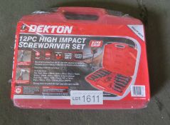 Dekton 12 PC High impact Screwdriver sets