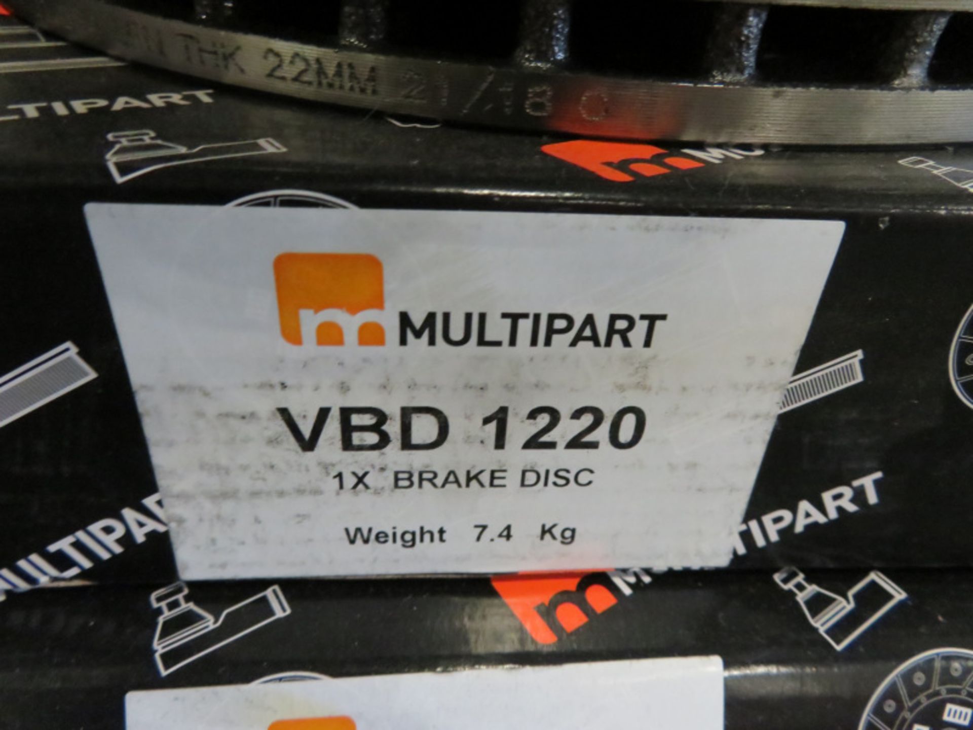 Vehicle parts - brake discs VDB1220 - see picture for itinerary for model numbers and quan - Image 3 of 4