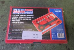 Sealey petrol engine timing chain service tool kit - BMW, Mini, Citroen, Peugeot chain drive