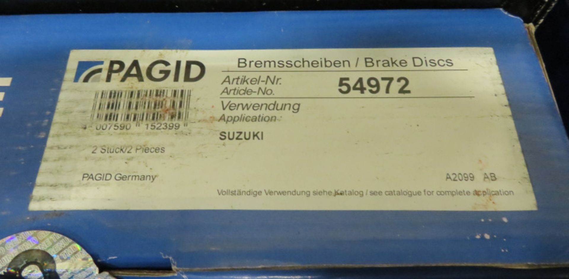 Various brake discs - Drivemaster, Unipart, MIntex, Bosch, Pagid, Transmech - see pictures - Image 4 of 8