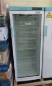 LEC medical fridge glass fronted - PGR273UK - 220-240V - 50hz - 13A - 130W - R600a refrige