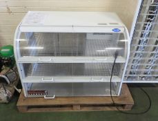 Victor Servery display cabinet - W 1000mm x D 600mm x H 700mm