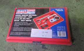 Sealey diesel locking setting locking kit VAG 2.4/2.5D SDI/TDI/TDICR belt drive