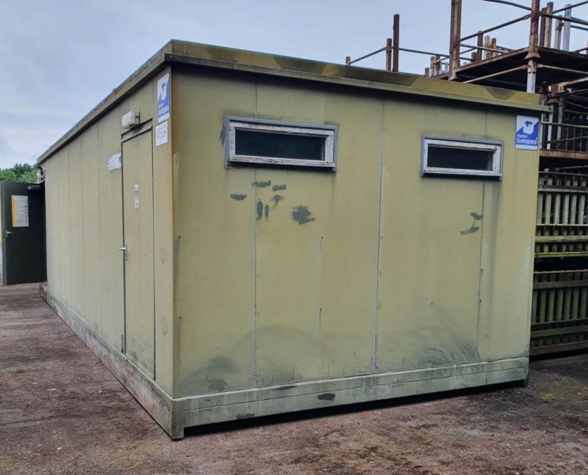 Thurston Toilet Cabin / Container - L9754 x W3633mm - weight empty approx. 5500kg. Details in desc.