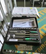 Stahlwille 1/4 in Metric Socket Wrench Set