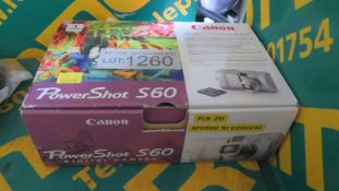 Canon Power Shot S60 digital camera