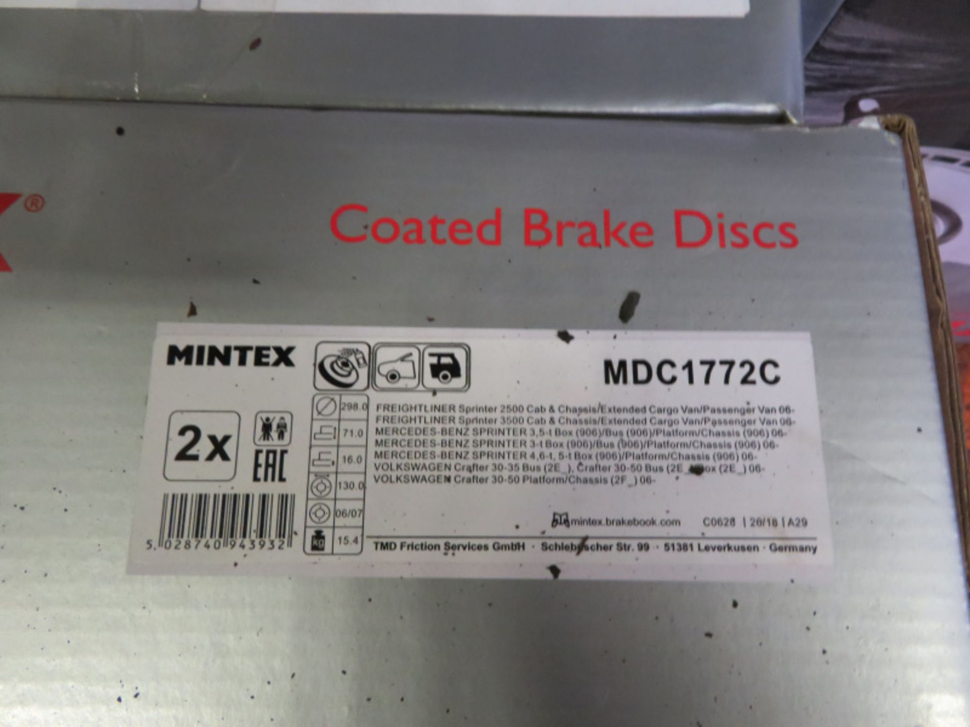 Vehicle parts - Mintex brake discs - see pictures for models and types - Image 3 of 4