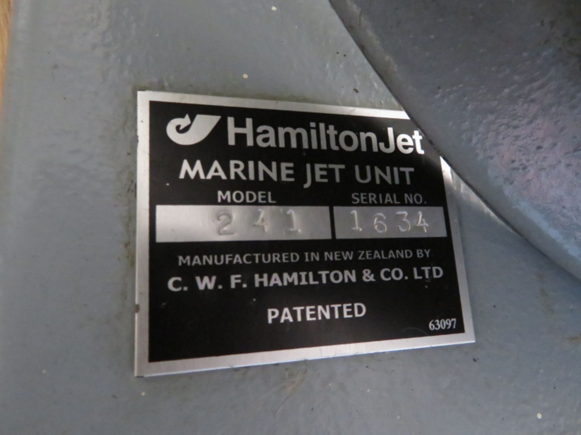 Hamilton 241 Marine Water Jet Engine - condition in description. - Image 4 of 4